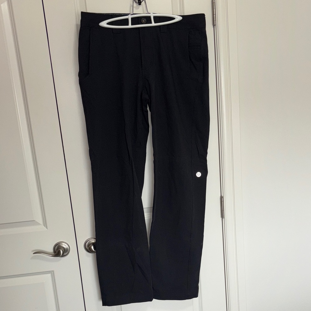 Lululemon Black Pinstriepd Pants